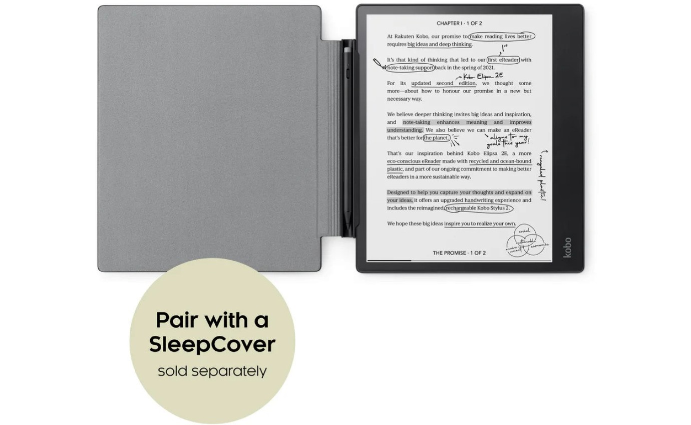 Kobo Elipsa 2E with Kobo Stylus 2 N605KUBKKBU
