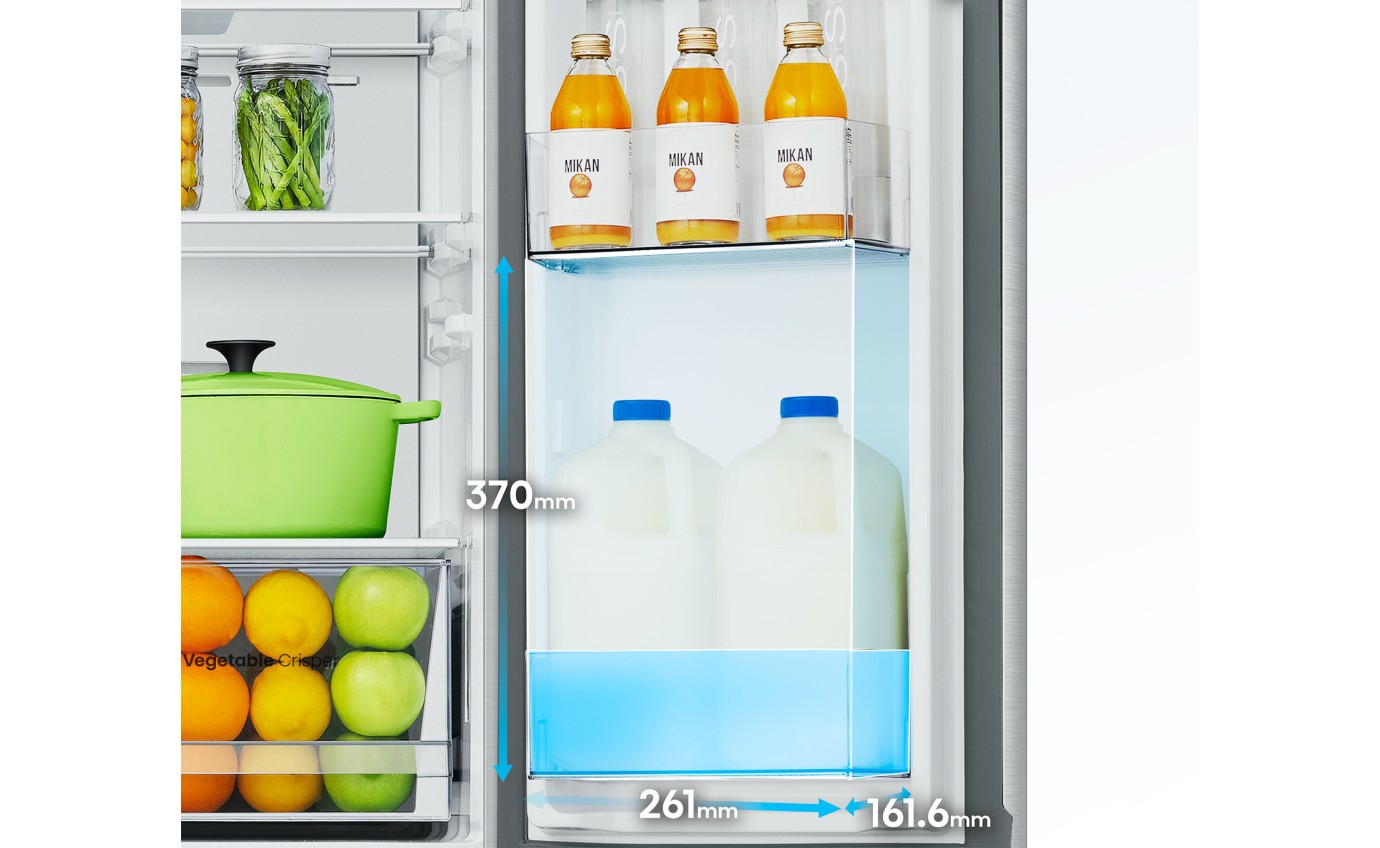 Hisense 483L PureFlat Slim French Door Fridge (Silver) HRCD483TSW