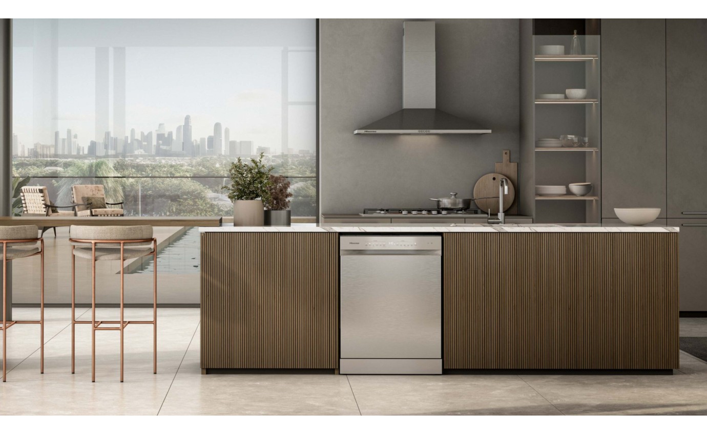 Hisense 60cm Freestanding Dishwasher (Stainless Steel) HSAA16FS