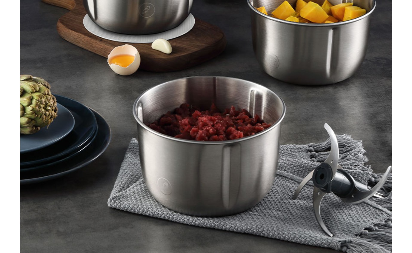 Morphy Richards Stainless Steel Chopper (White) MRCH35WT