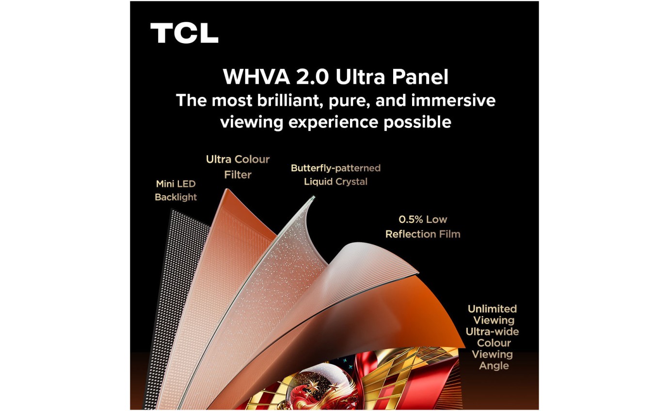 TCL 85 inch C8L SQD-Mini LED 4K Smart Google TV 85C8L