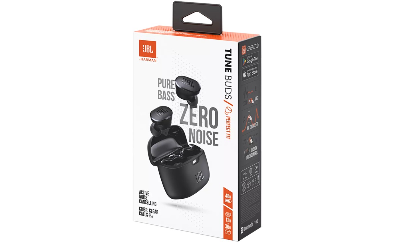 JBL Tune Buds True Wireless Noise Cancelling Earbuds (Black) JBLTBUDSBLKAS