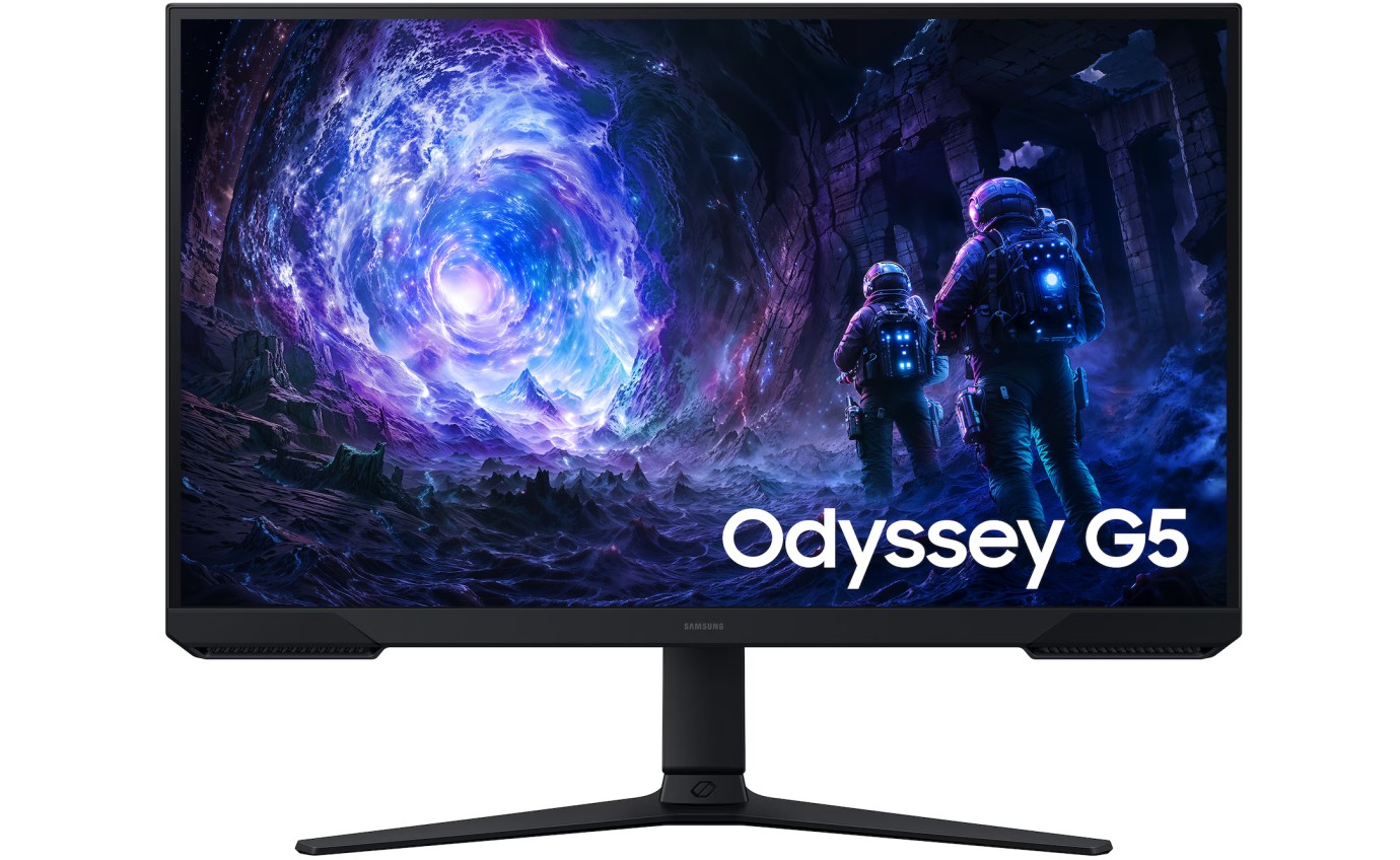 Samsung 27 inch Odyssey G5 QHD 180Hz Gaming Monitor LS27FG510EEXXY