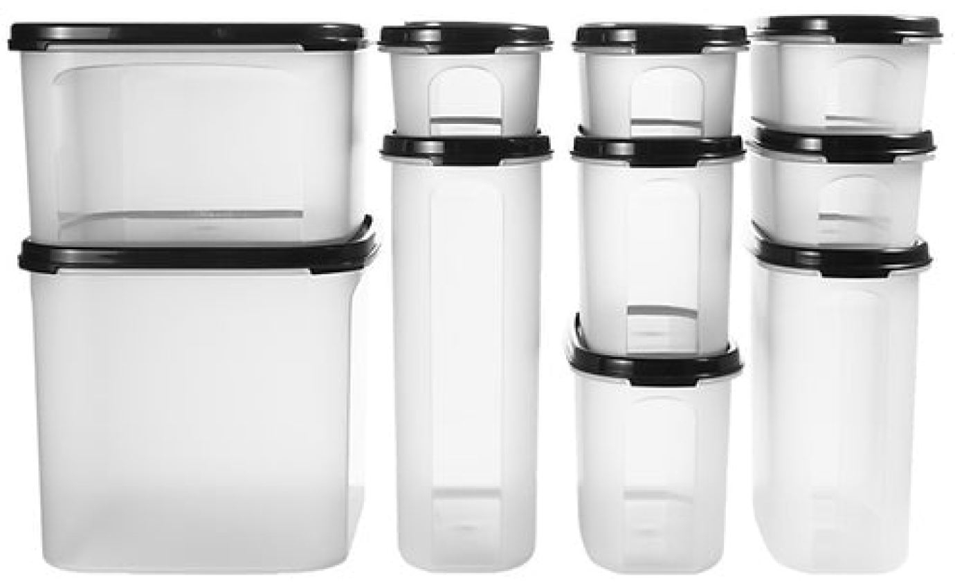 Tupperware Modular Dry Food Container Set of 10 TUPP0012
