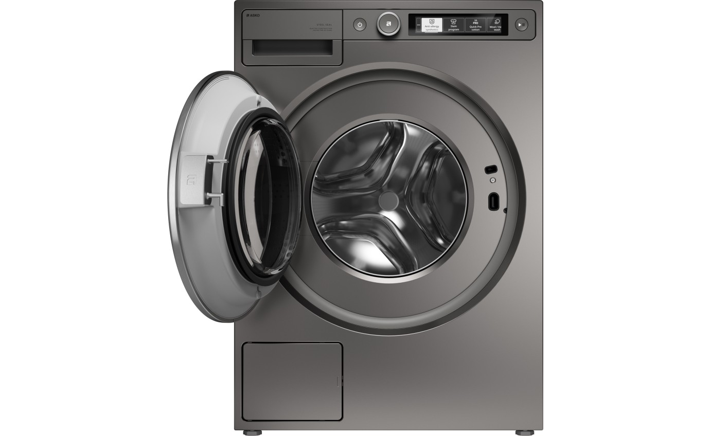 Asko 9kg Front Load Washer (Titanium) W5096RLT