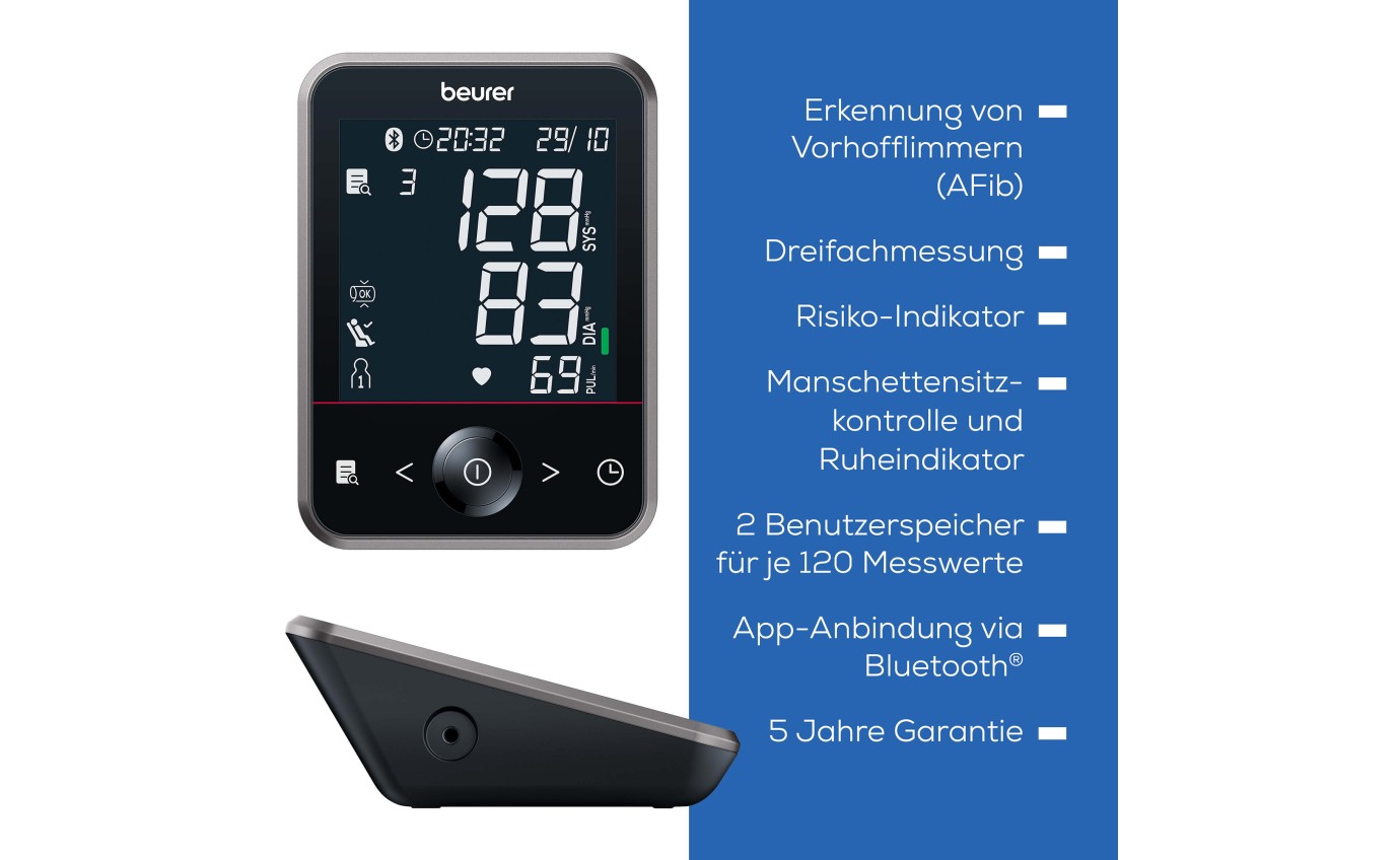 Beurer Upper Arm Blood Pressure Monitor BM64