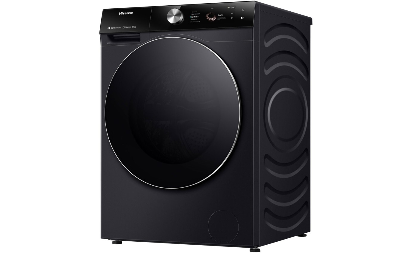 Hisense 12kg Series 9 Front Load Washing Machine (Charcoal Black) HWFS1214PB