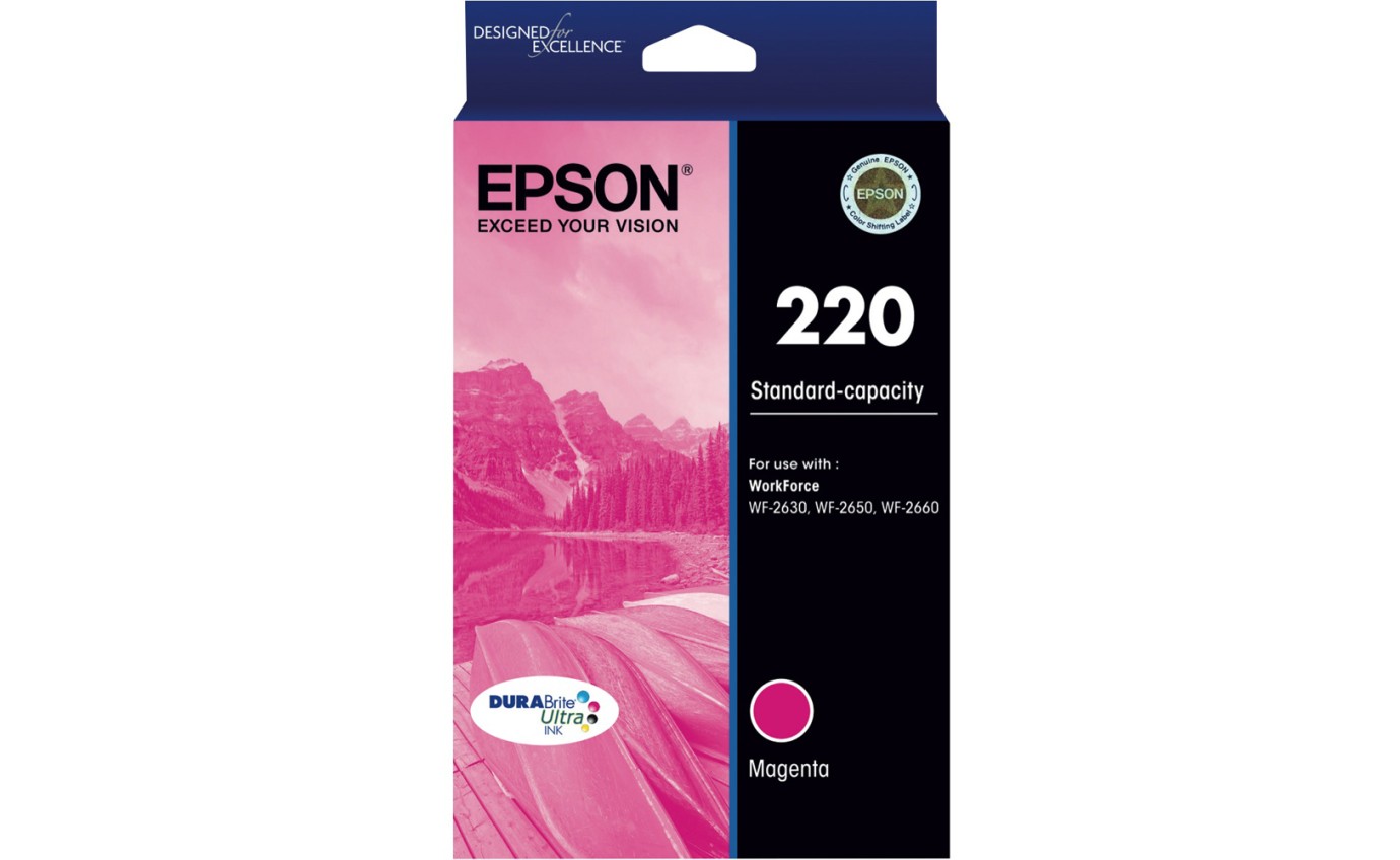 Epson 220 DURABrite Ultra Ink Cartridge (Magenta) T293392