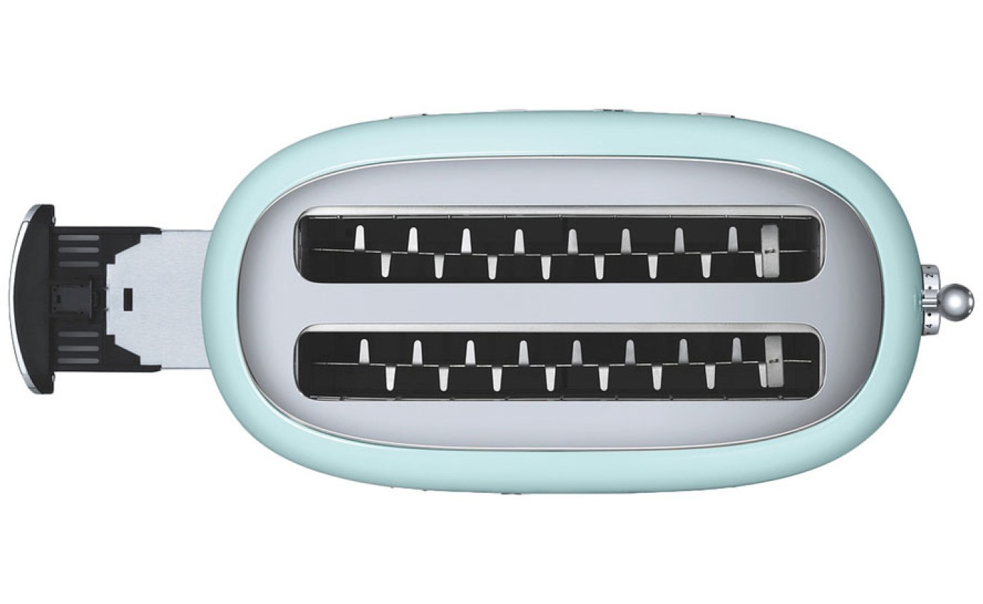 Smeg 50s Retro Style 4 Slice Toaster (Pastel Green) TSF02PGAU