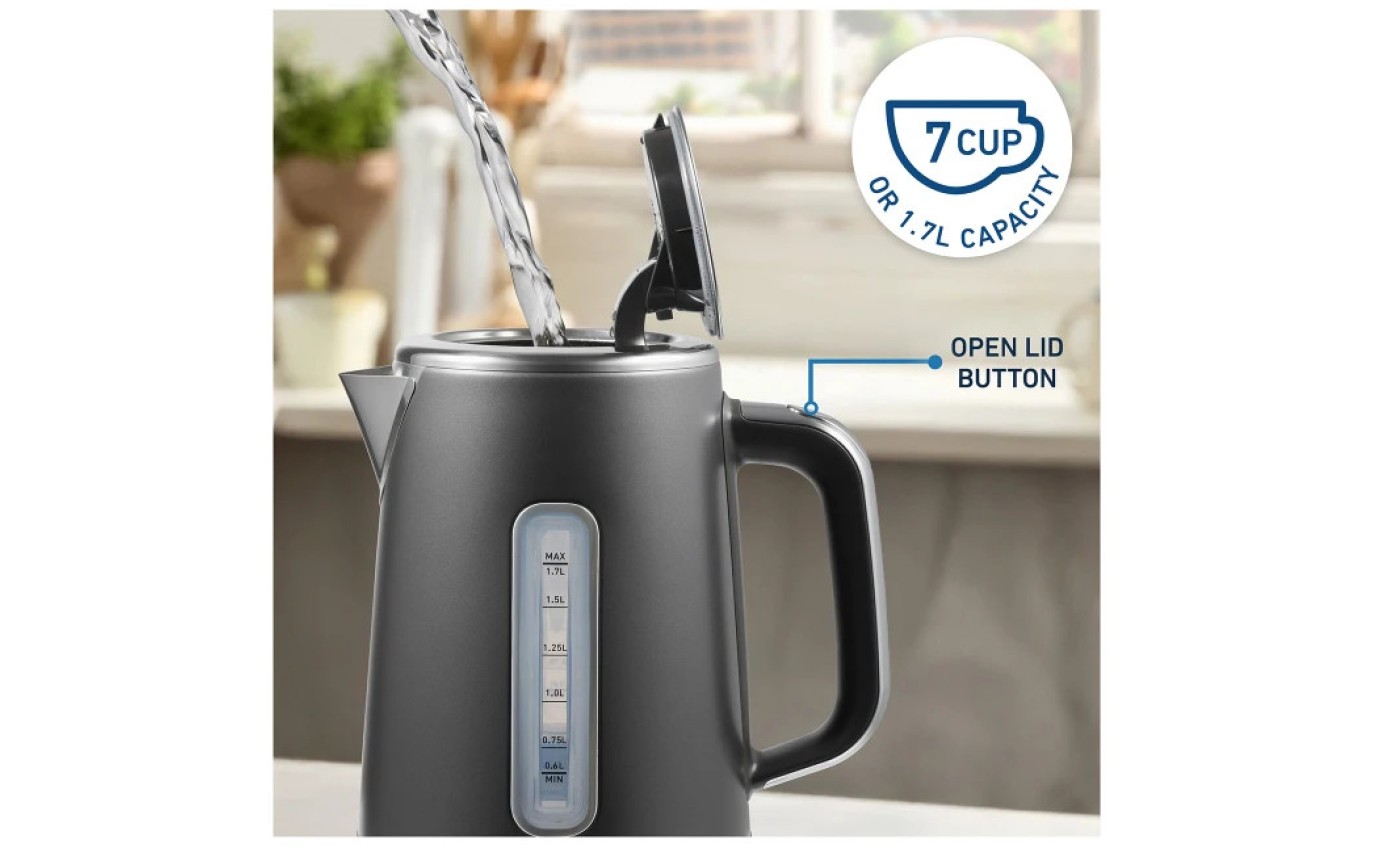 Sunbeam French Riviera Collection 1.7L Kettle (Graphite) KEM8107GR