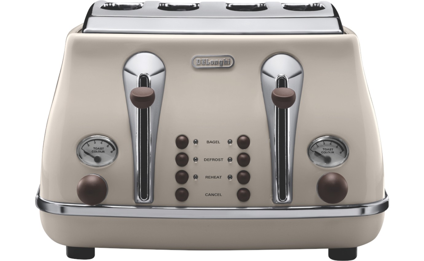 DeLonghi Icona Vintage Breakfast Pack (Beige) CTO4VBGKBO2
