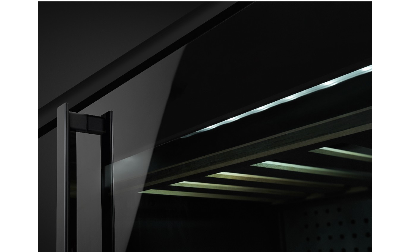 Smeg 82cm Dolce Stil Novo Built-In Wine Cooler (Black) CVI638RN3