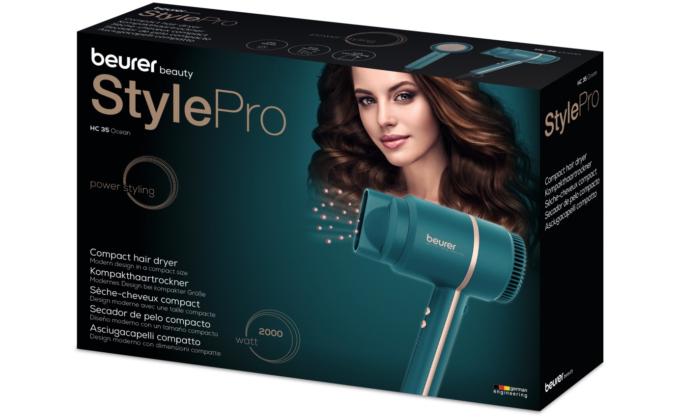 Beurer Compact Hair Dryer Ocean HC35OCEAN