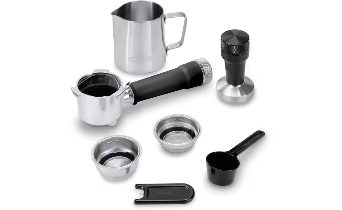 DeLonghi Dedica Duo Manual Coffee Machine (Black) EC890BK