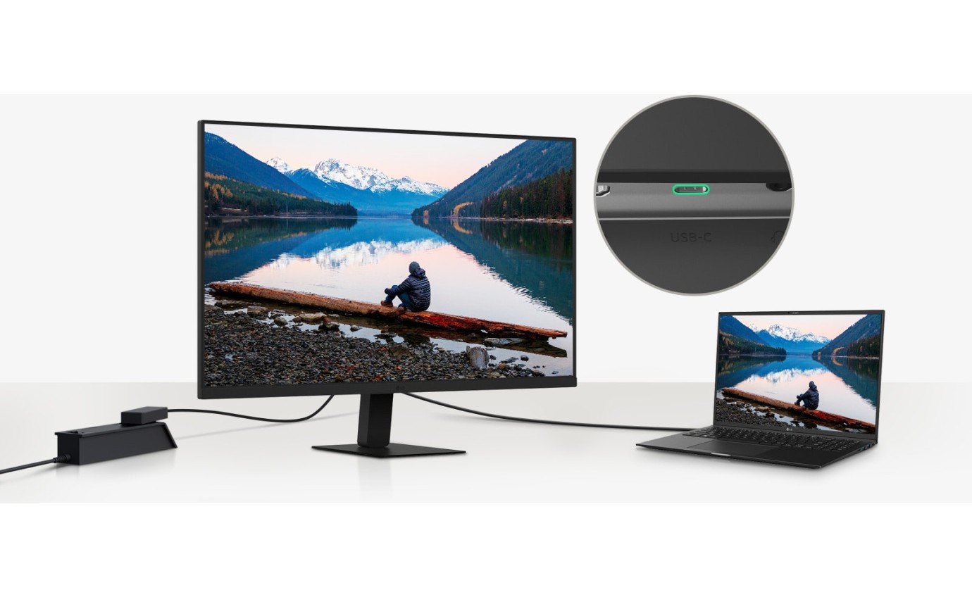 LG 32 inch QHD IPS Monitor with USB-C LG32U631AB