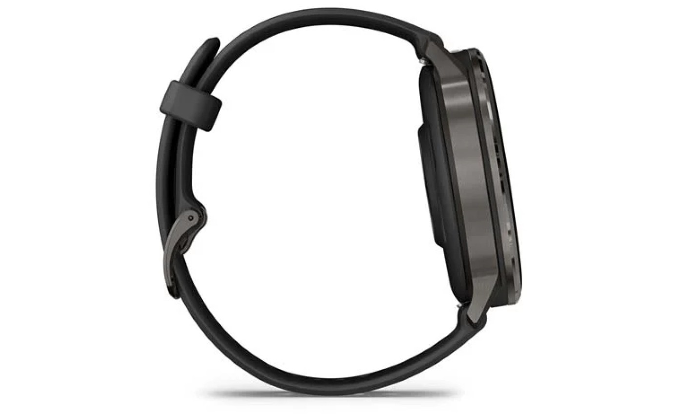 Garmin Venu&reg; 4 Smartwatch 45mm (Slate/Black Silicone Band) 0100301400