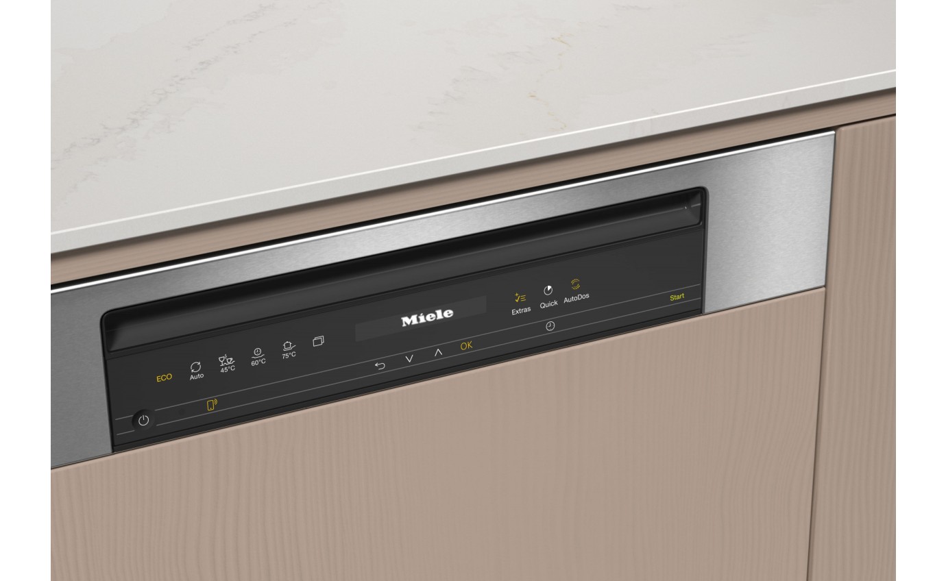 Miele 60cm Integrated Dishwasher XXL with AutoDos (CleanSteel) G7609SCIXXLCLST