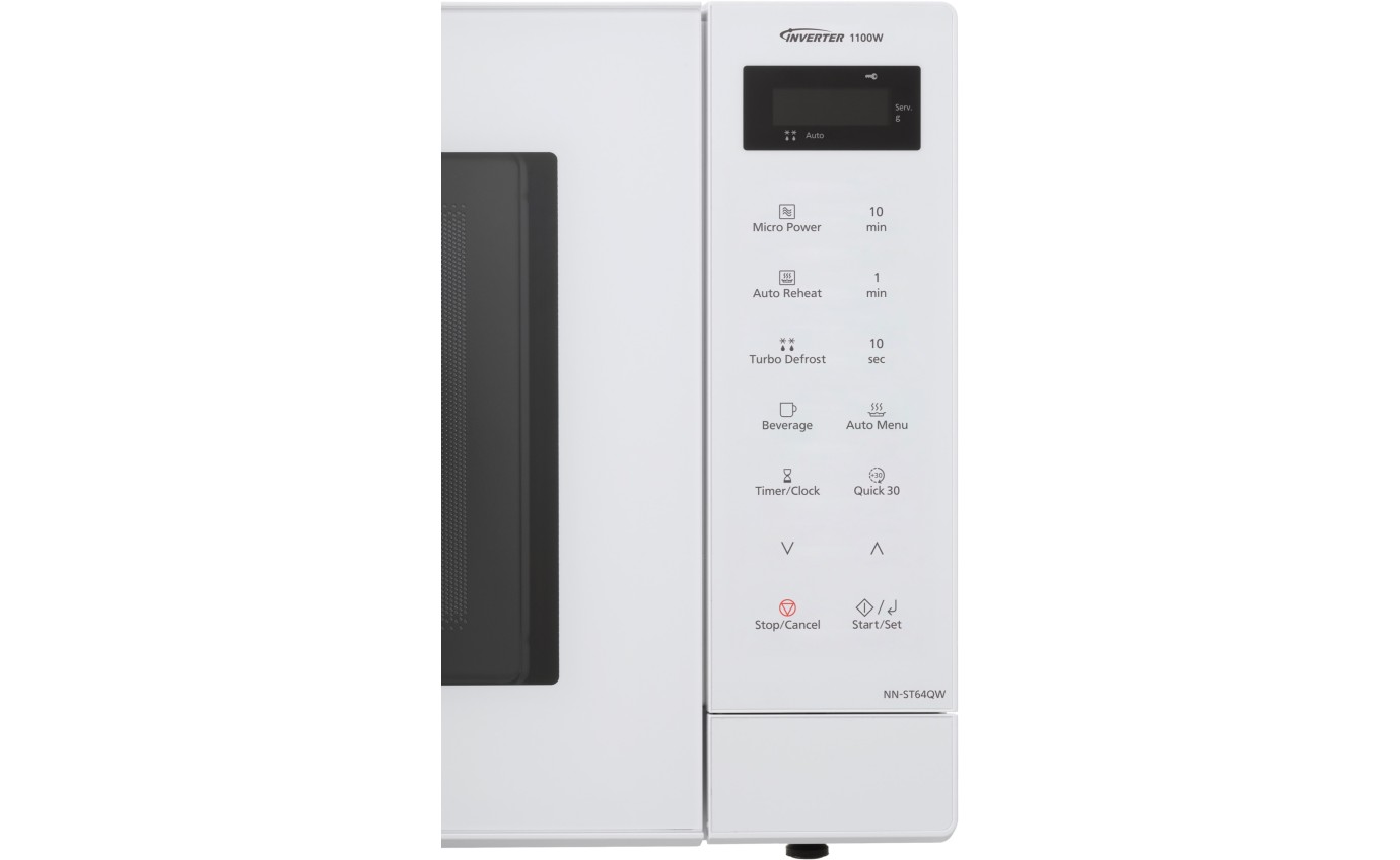 Panasonic 32L Inverter Microwave (White) NNST64QWQPQ