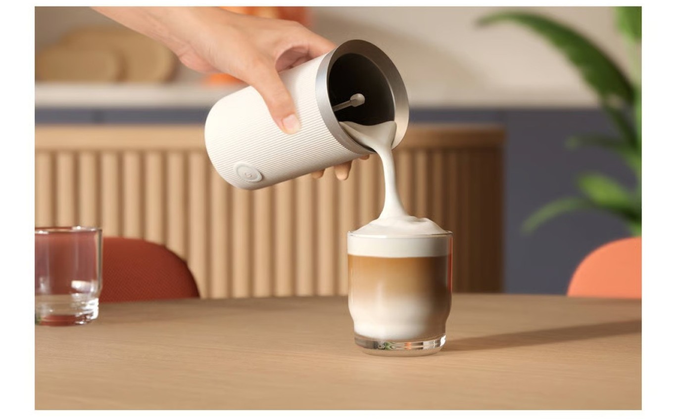 Philips Baristina Milk Frother (Cloud White) BAR31100