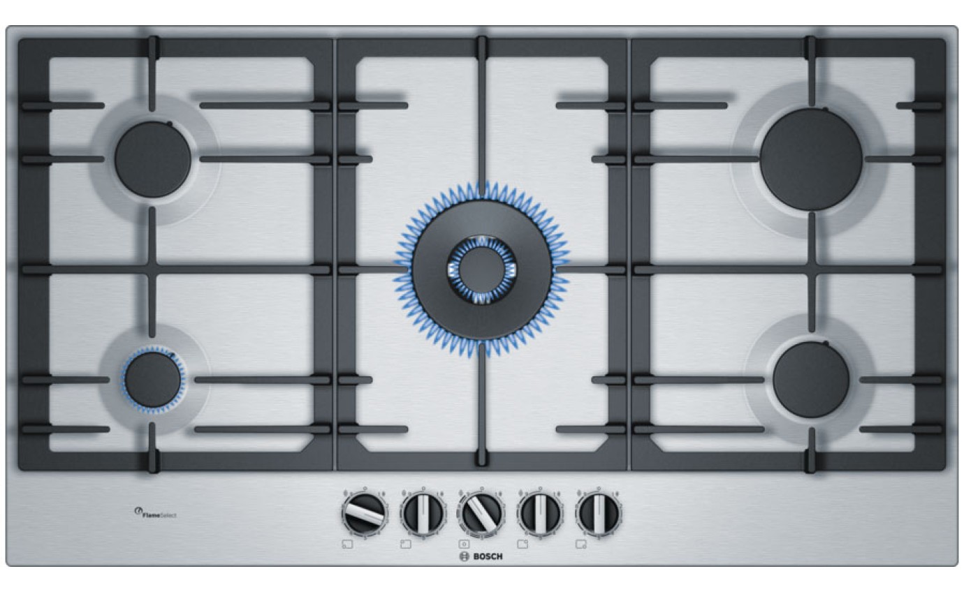 Bosch 90cm Gas Cooktop PCR9A5B90A