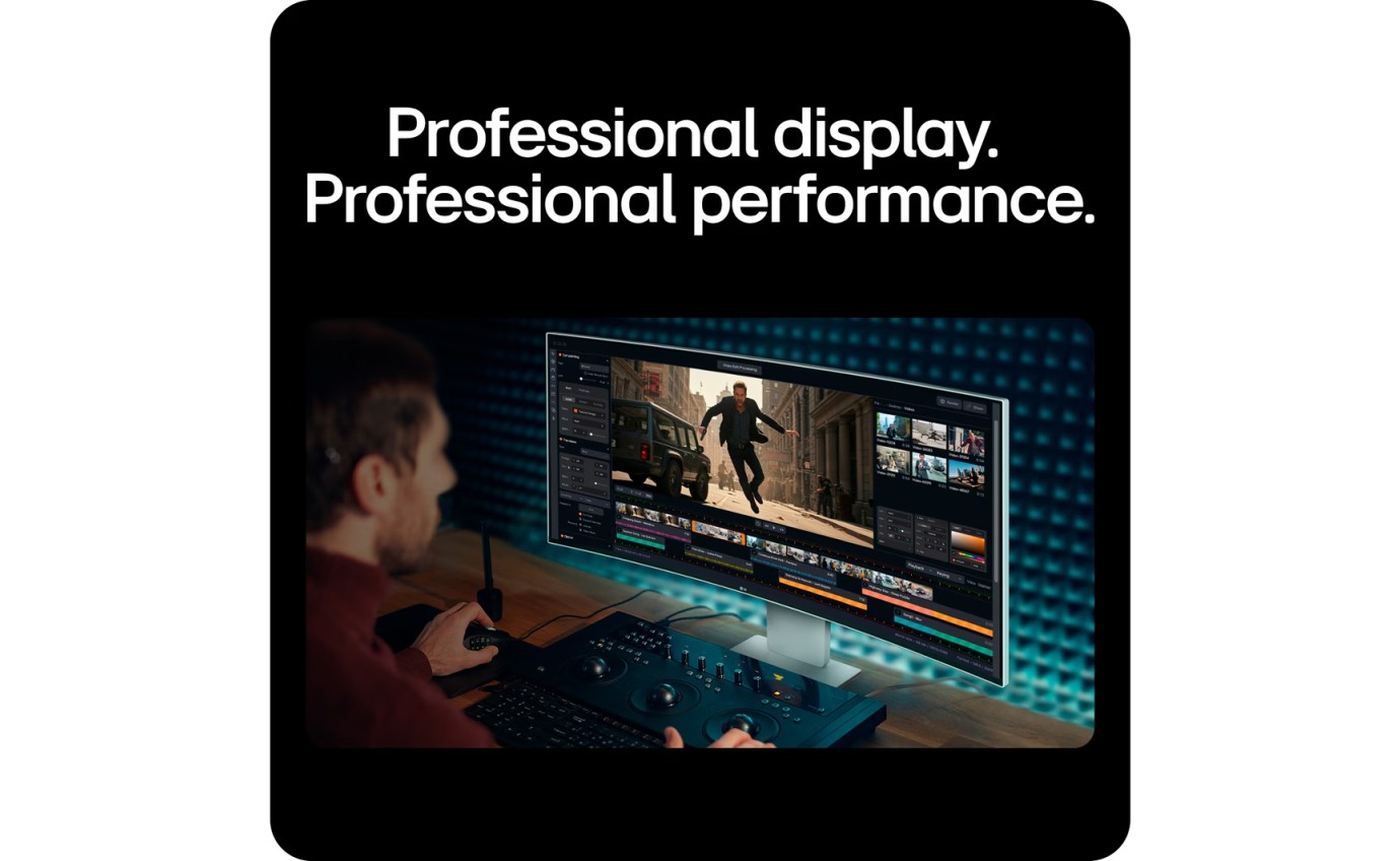 LG 40 inch UltraFine&trade; 5K2K Nano IPS Black Monitor with Thunderbolt&trade; 5 40U990AW