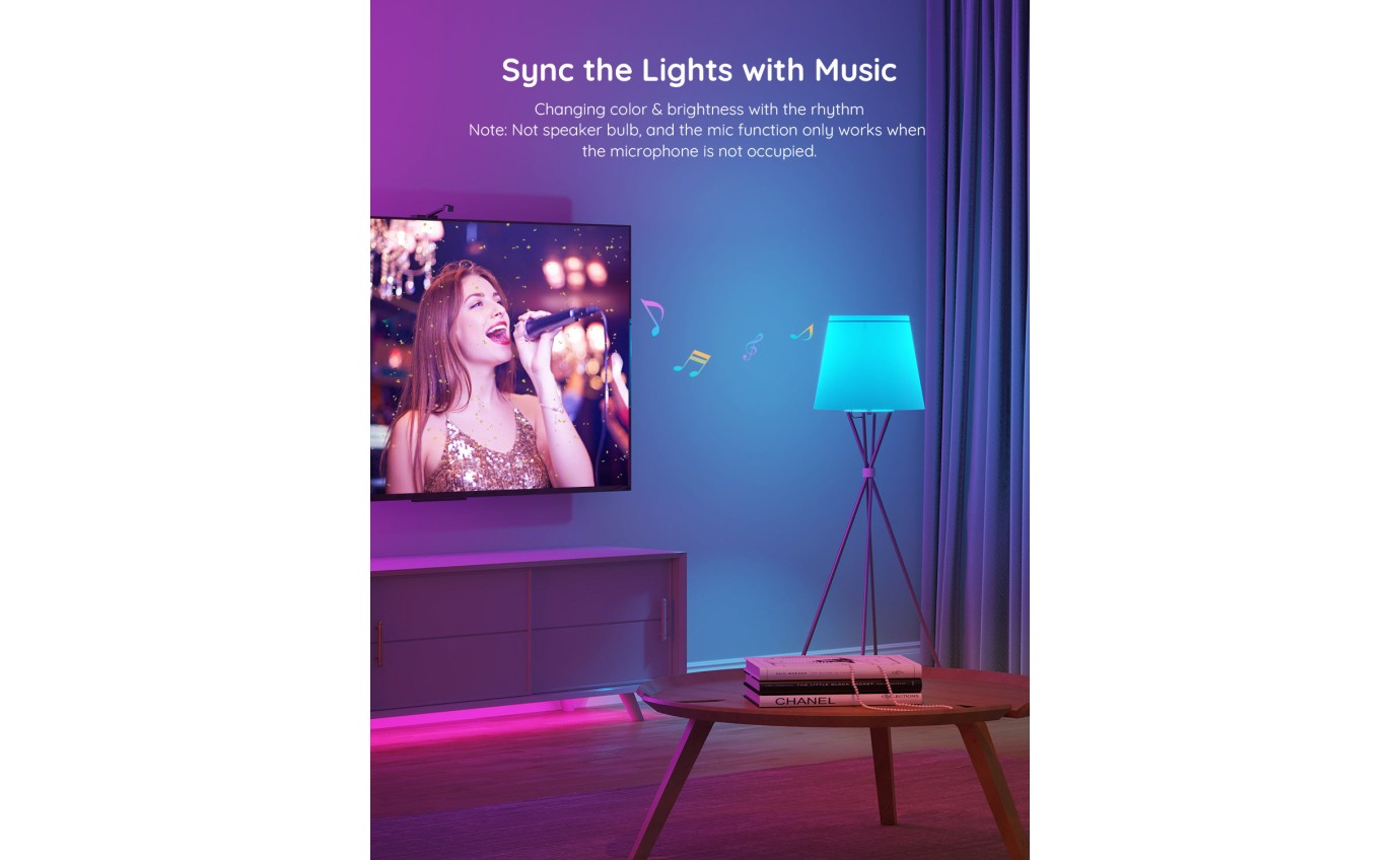 Govee Wi-Fi & Bluetooth Smart Light Bulb E27 H6004EC2