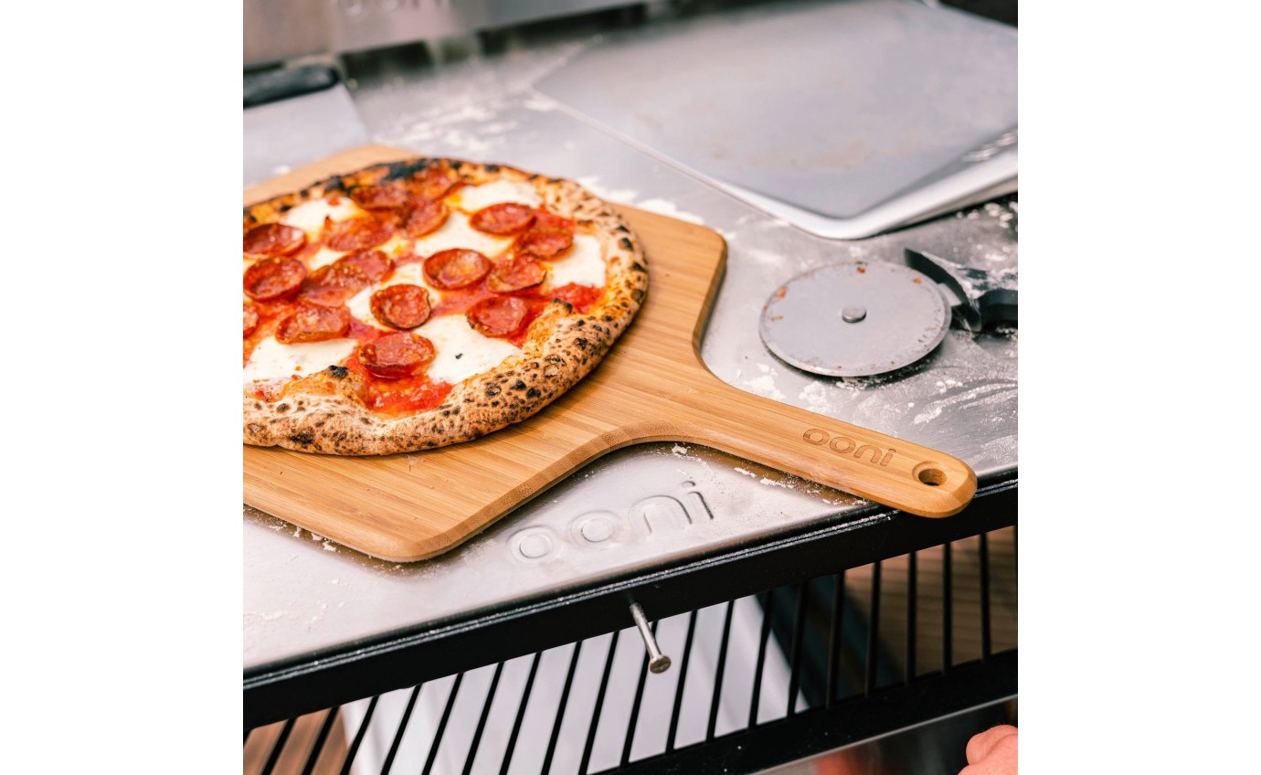 Ooni 12 inch Bamboo Pizza Peel & Serving Board UUP08200
