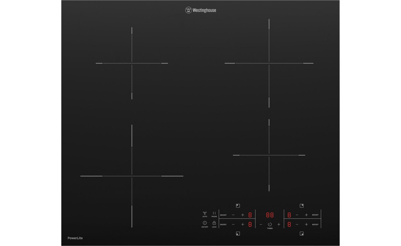Westinghouse 60cm PowerLite Induction Cooktop WHI642BE