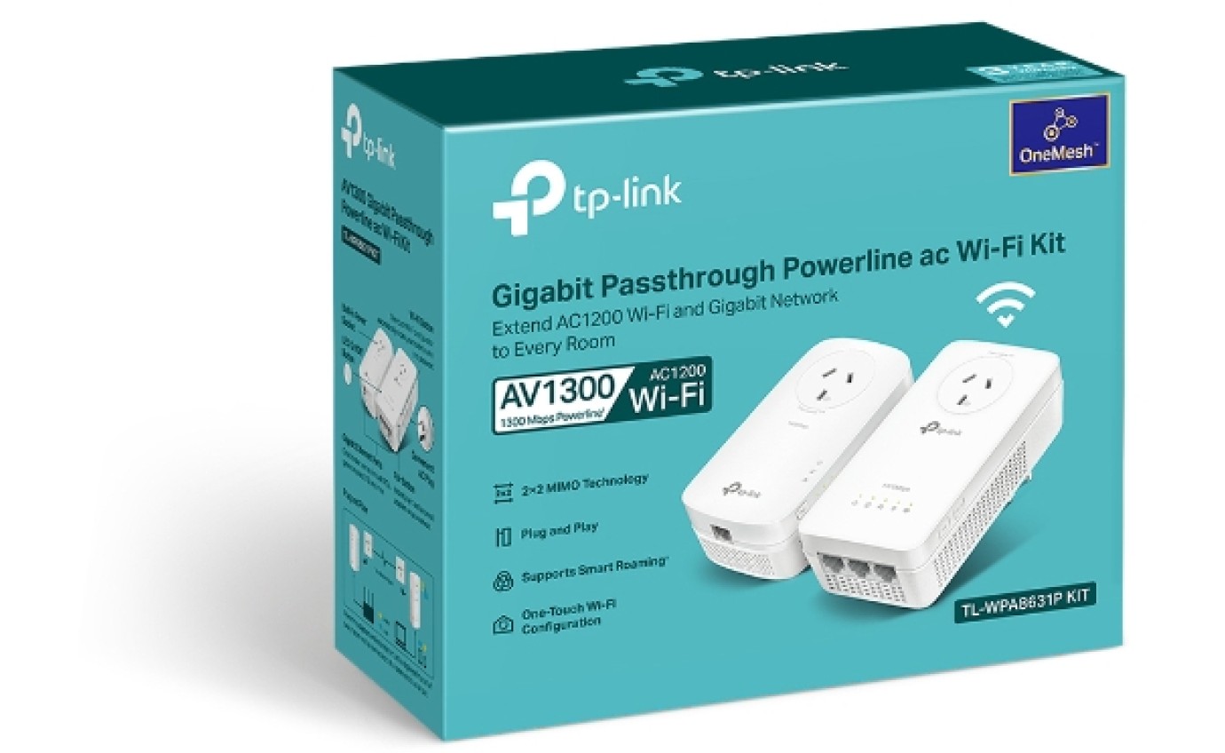 TP-Link AV1300 Gigabit Powerline AC Wi-Fi Kit TLWPA8631PKIT