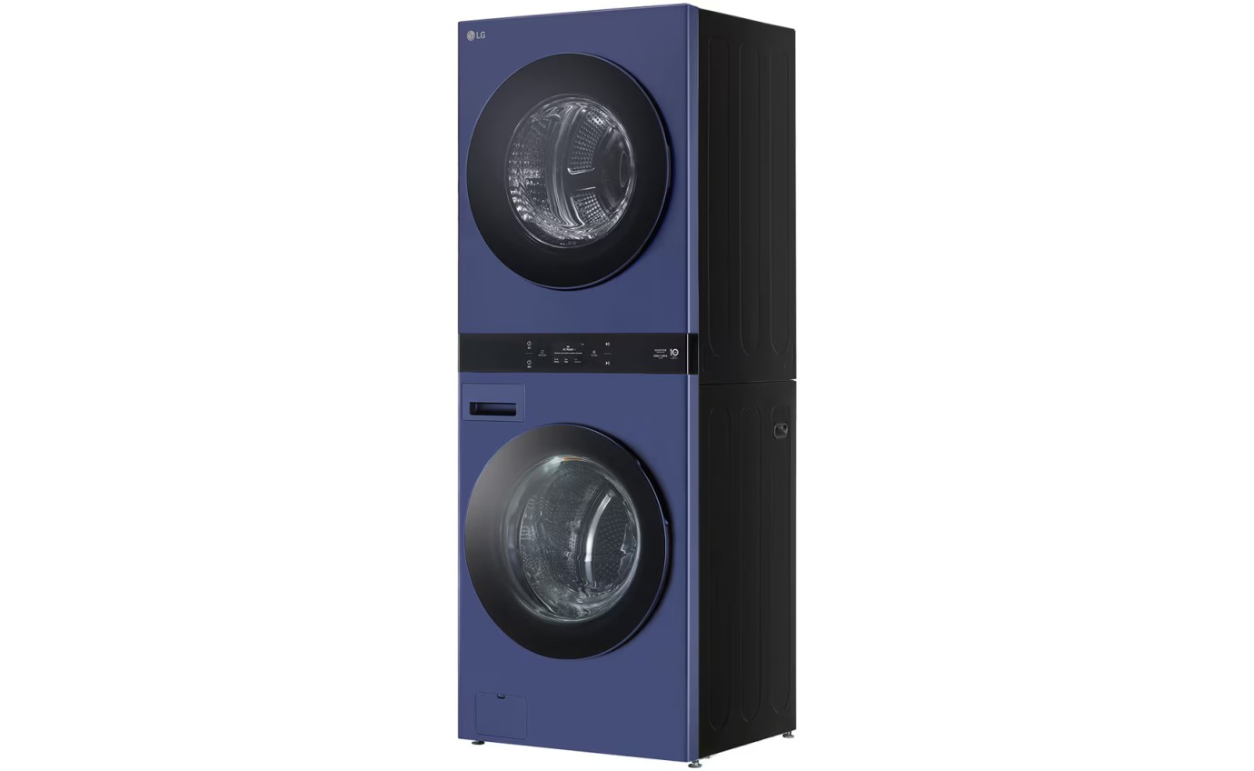 LG 19/10kg WashTower Stacked Washer Dryer (Navy Blue) WWT1910BLX