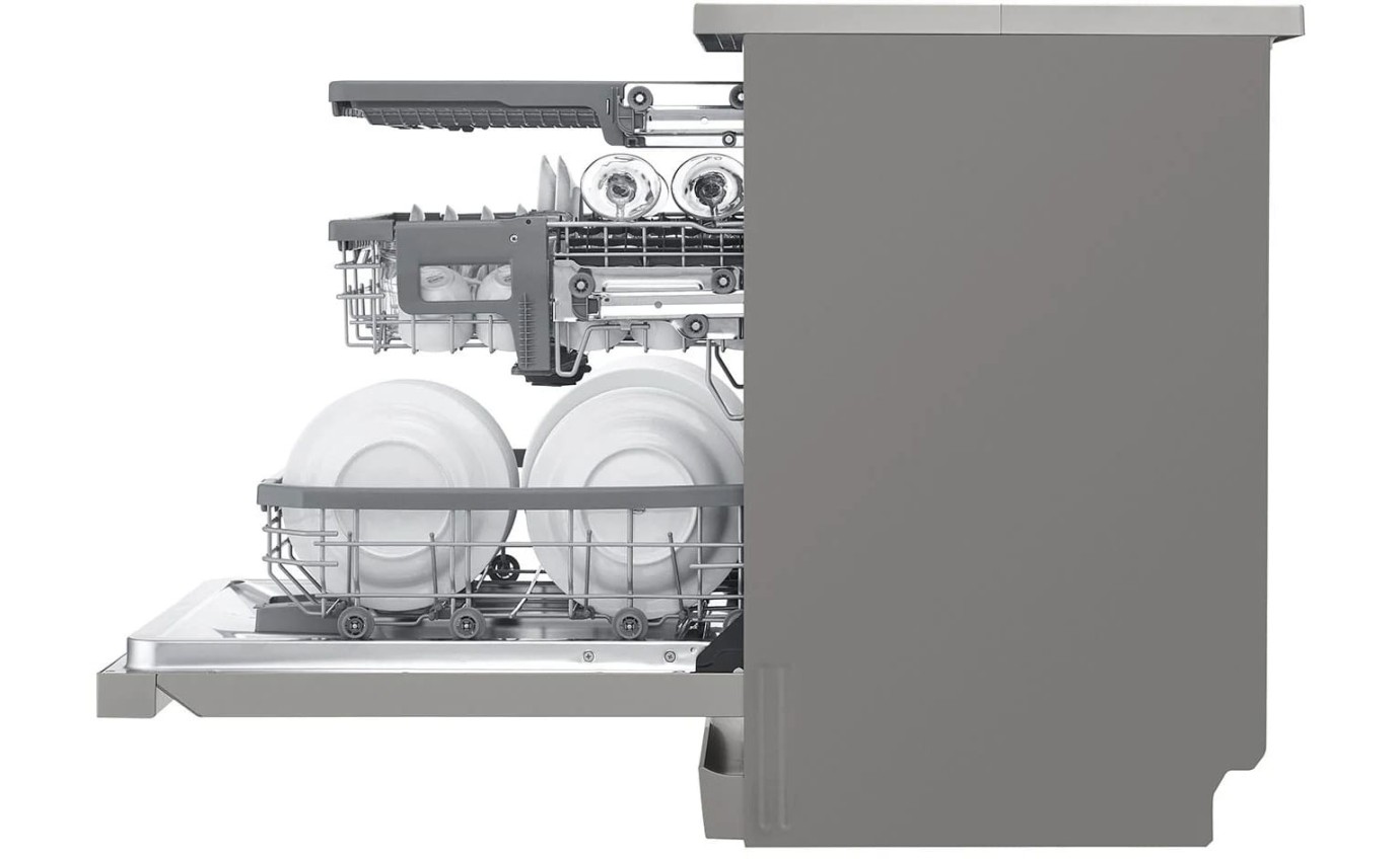 LG 60cm Freestanding Dishwasher (Platinum Steel) XD3A25PS