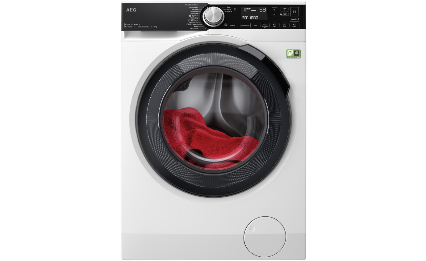 AEG 8kg 8000 Series Front Load Washer with UniversalDose LF8584M8O