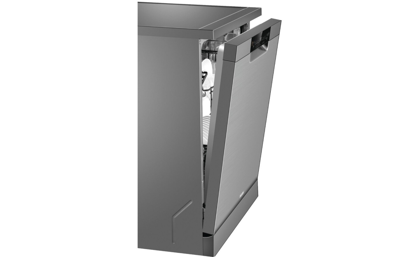 Haier 60cm Freestanding Dishwasher with Sanitise (Satina) HDW15F1S1