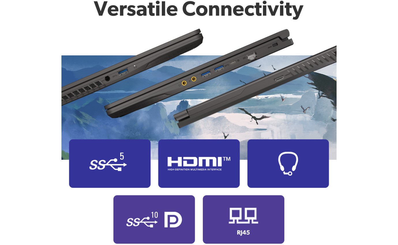 MSI 15 inch Thin Gaming Laptop i5-13420H RTX 3050 16GB RAM 512GB W11H B13UC2443AU