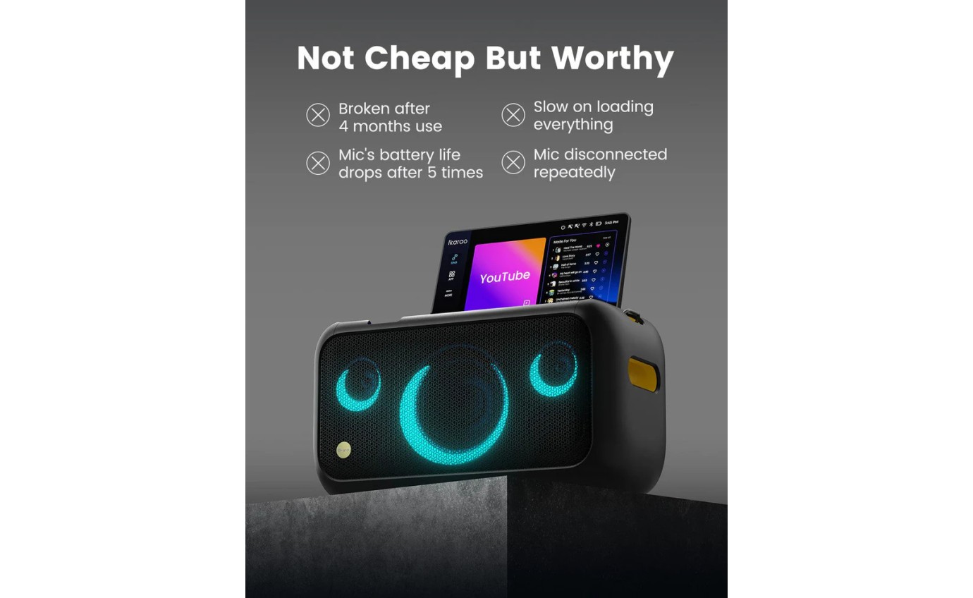 Ikarao Break X1 Premium Portable Wireless Audio Machine IKBREAKX1
