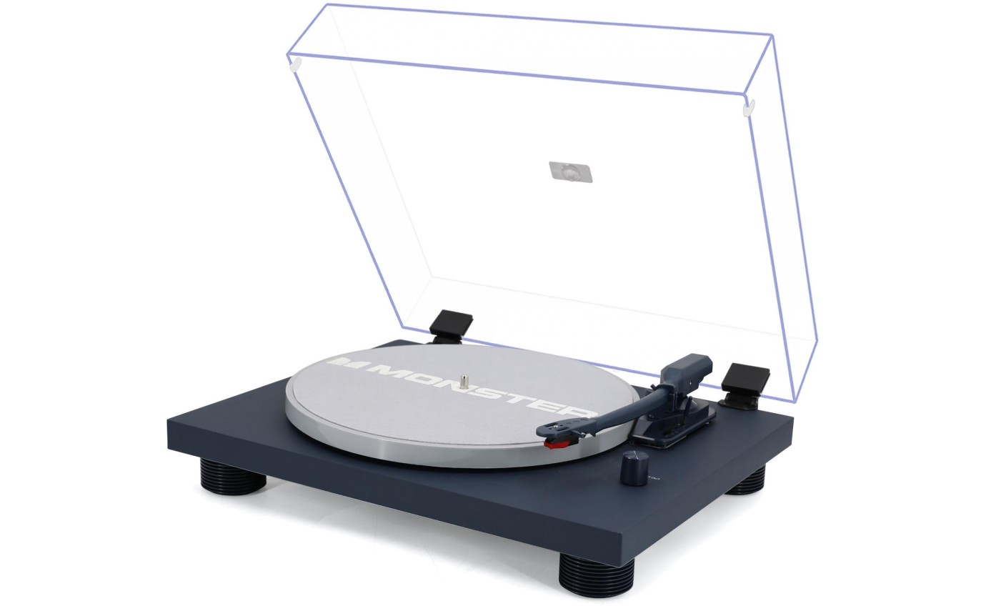 Monster Manual Vinyl Turntable (Navy) MTTT249NB