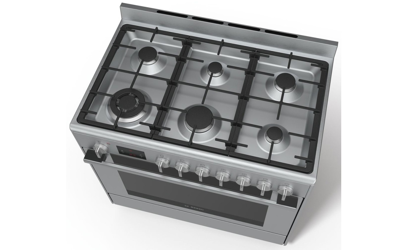 Bosch 90cm Dual Fuel Cooker (Stainless Steel) HSB838357A