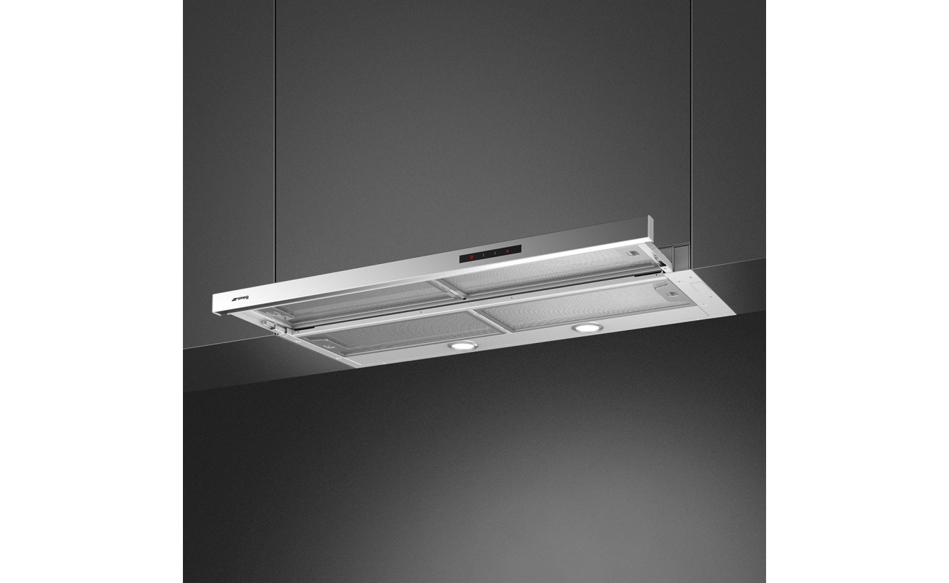 Smeg 90cm Integrated Telescopic Rangehood STH950X2