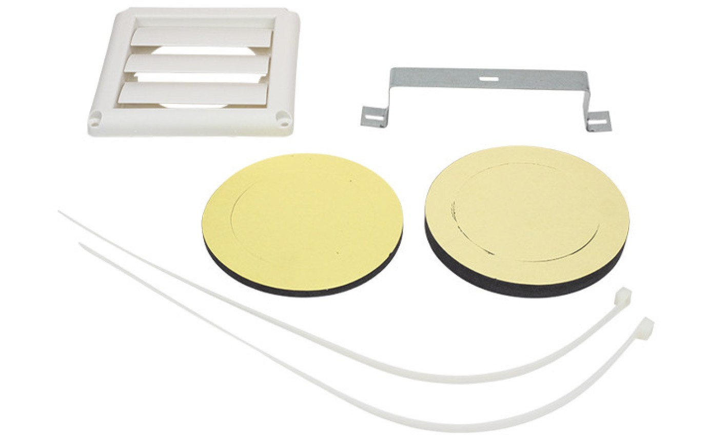 Unilux Through-the-Wall Dryer Venting Kit with Rear Deflector ULX104