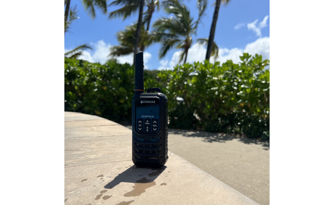 ECOXGEAR ECOXTALK EXG200 2W 13km IP67 Handheld UHF Radio (Twin Pack) EXG2002PK