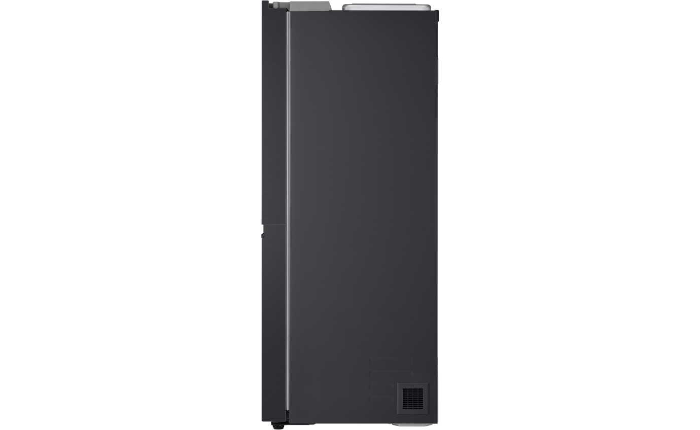 LG 635L Side By Side Fridge (Matte Black) GSL600MBL