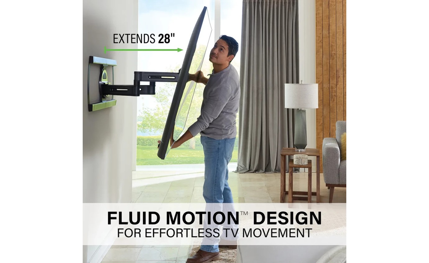 Sanus 42 inch-90 inch Advanced Full-Motion 4D&reg; + Shift&trade; TV Wall Mount VLF928B2