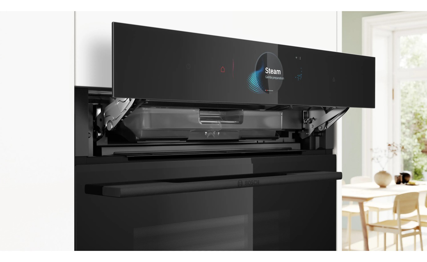 Bosch 60cm Built-In Compact Oven with Steam Function CSG958DB1
