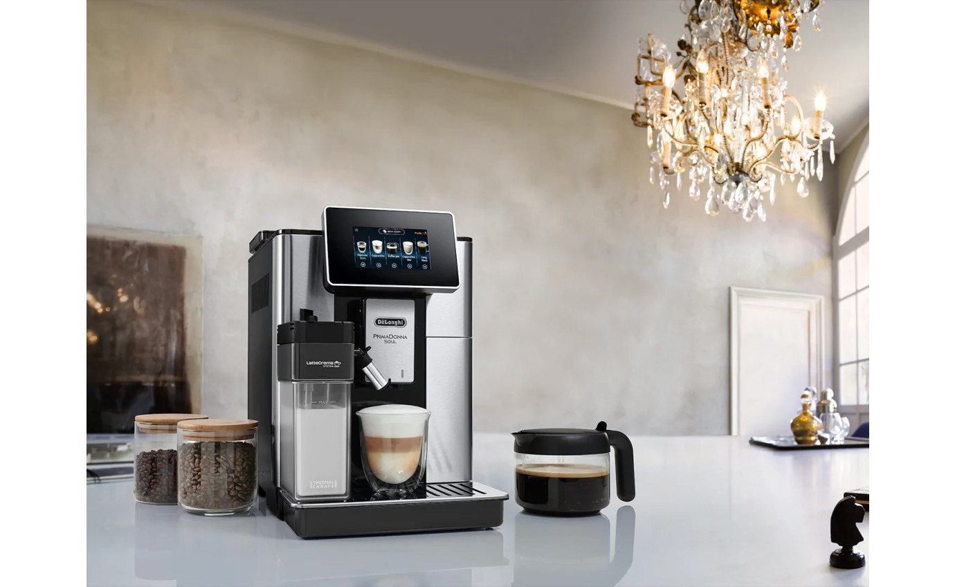 DeLonghi PrimaDonna Soul Automatic Coffee Machine ECAM61075MB
