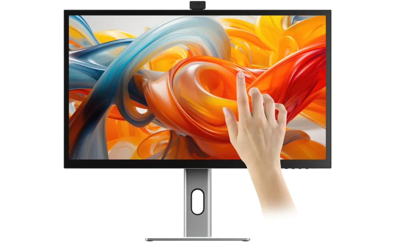 ALOGIC 27 inch Clarity Pro Touch Rotating 4K Monitor with 65W PD, Webcam and Touchscreen 27C4KPDWT