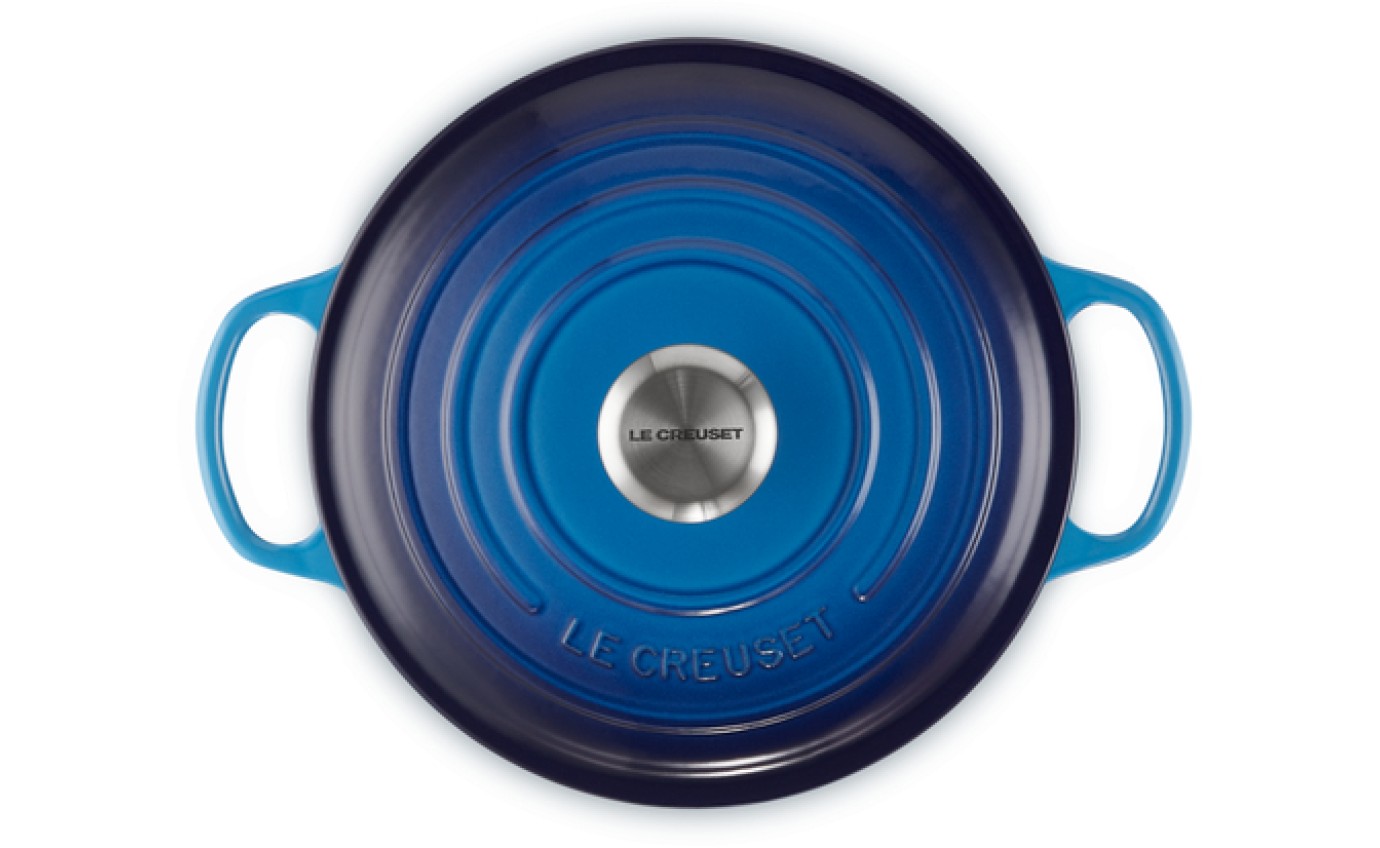 Le Creuset 24cm/4.2L Signature Casserole (Azure Blue) 21177242202430