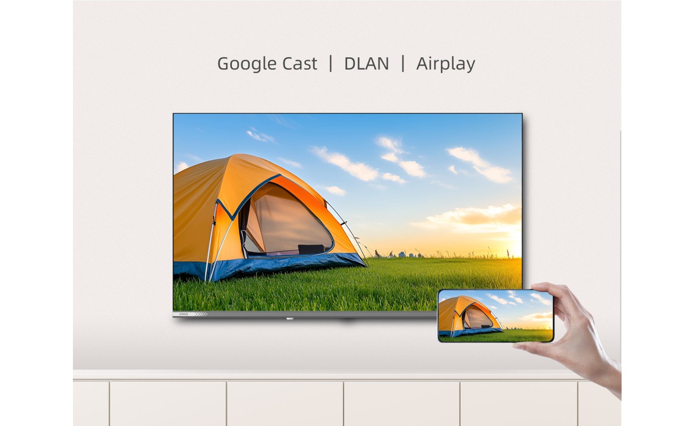 CHiQ 24 inch 12V/240V Portable LED HD Google TV L24D6CG