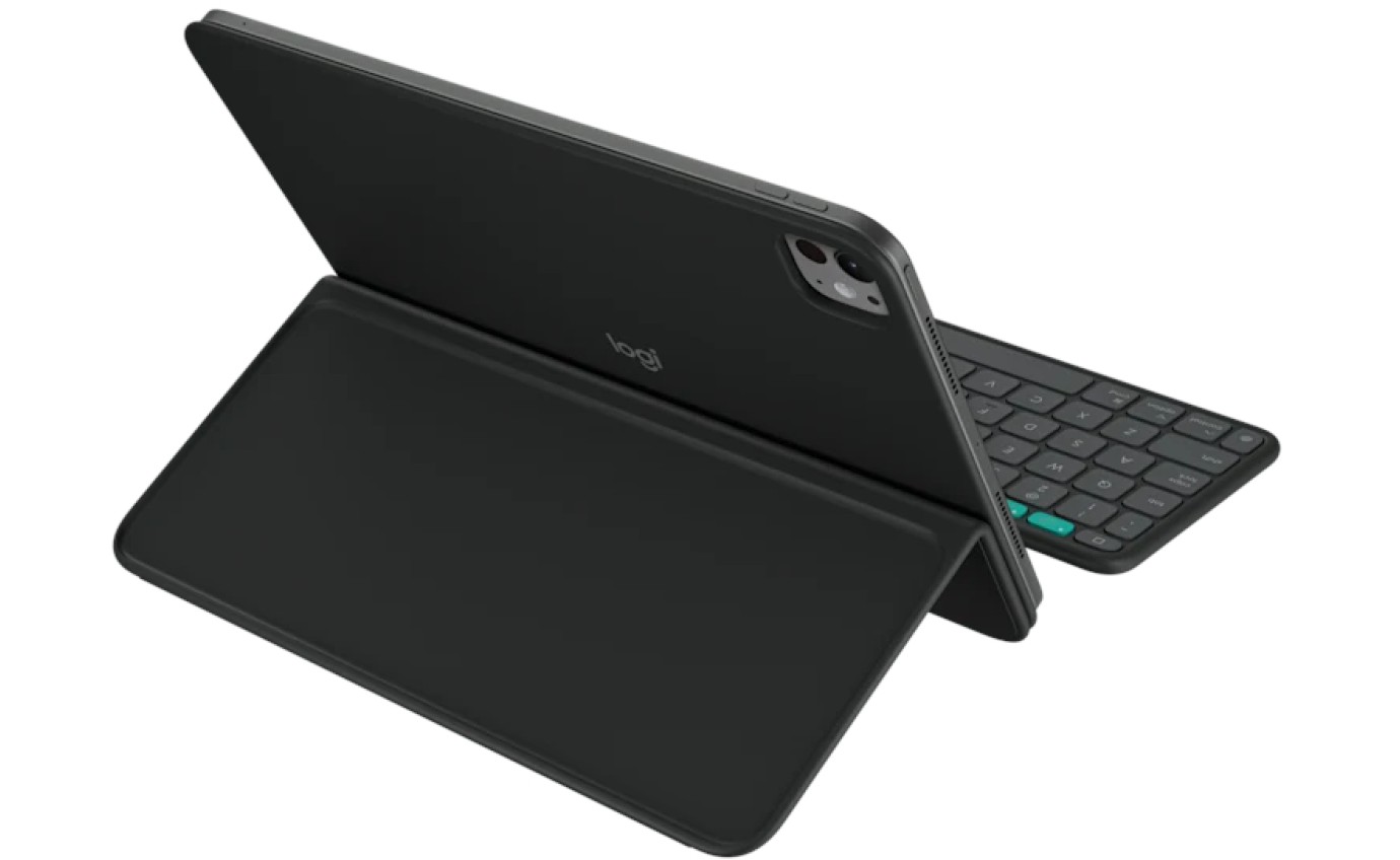 Logitech Flip Folio for iPad Pro 11 inch M4 & Air 11 inch M2/M3 & 5th Gen (Graphite) 920013409