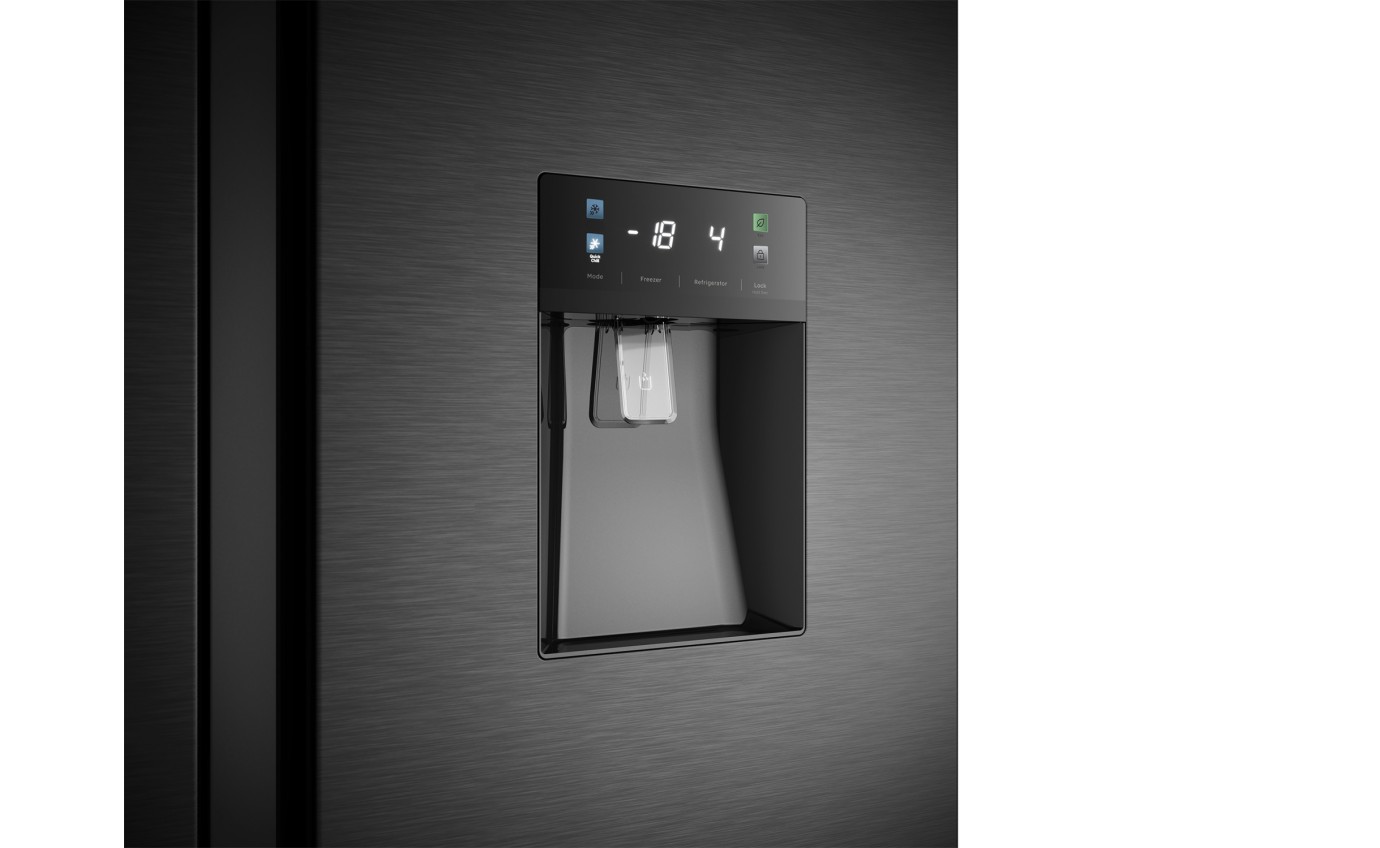 Westinghouse 619L Side By Side Fridge (Matte Black) WSE6240BB