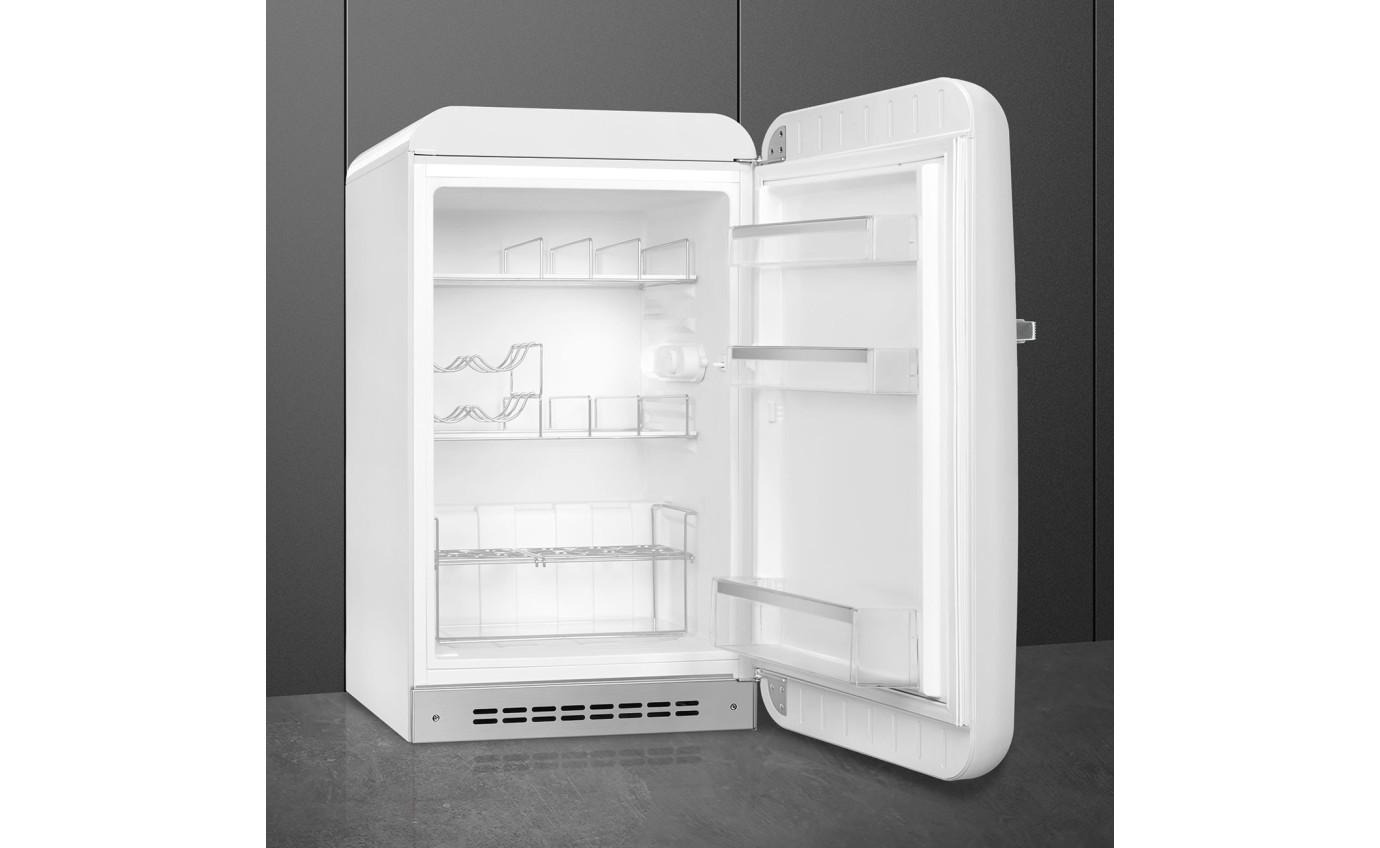 Smeg 135L 50's Style Refrigerator (White) FAB10HRWH6